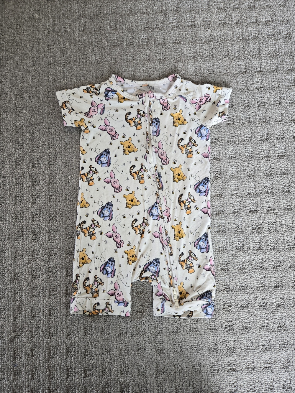Winnie the Pooh Double Zip Romper